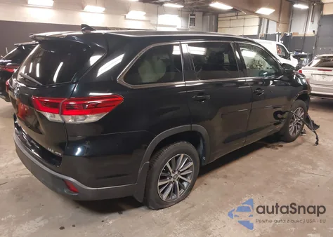 2018 Toyota Highlander Xle from USA, damaged, VIN 5TDJZRFH9JS494224